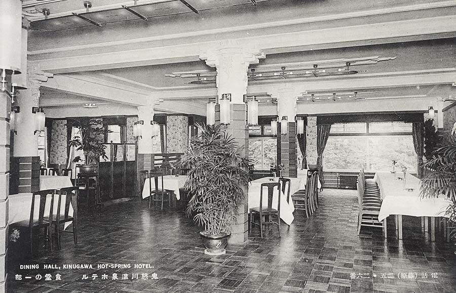 The restaurant in its early days