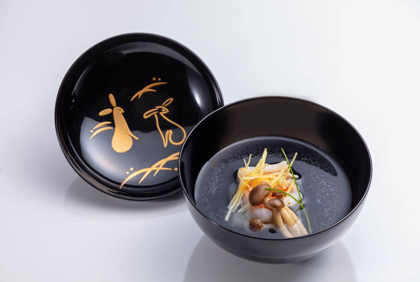 Clear soup with Kichiji rockfish and soy milk curd