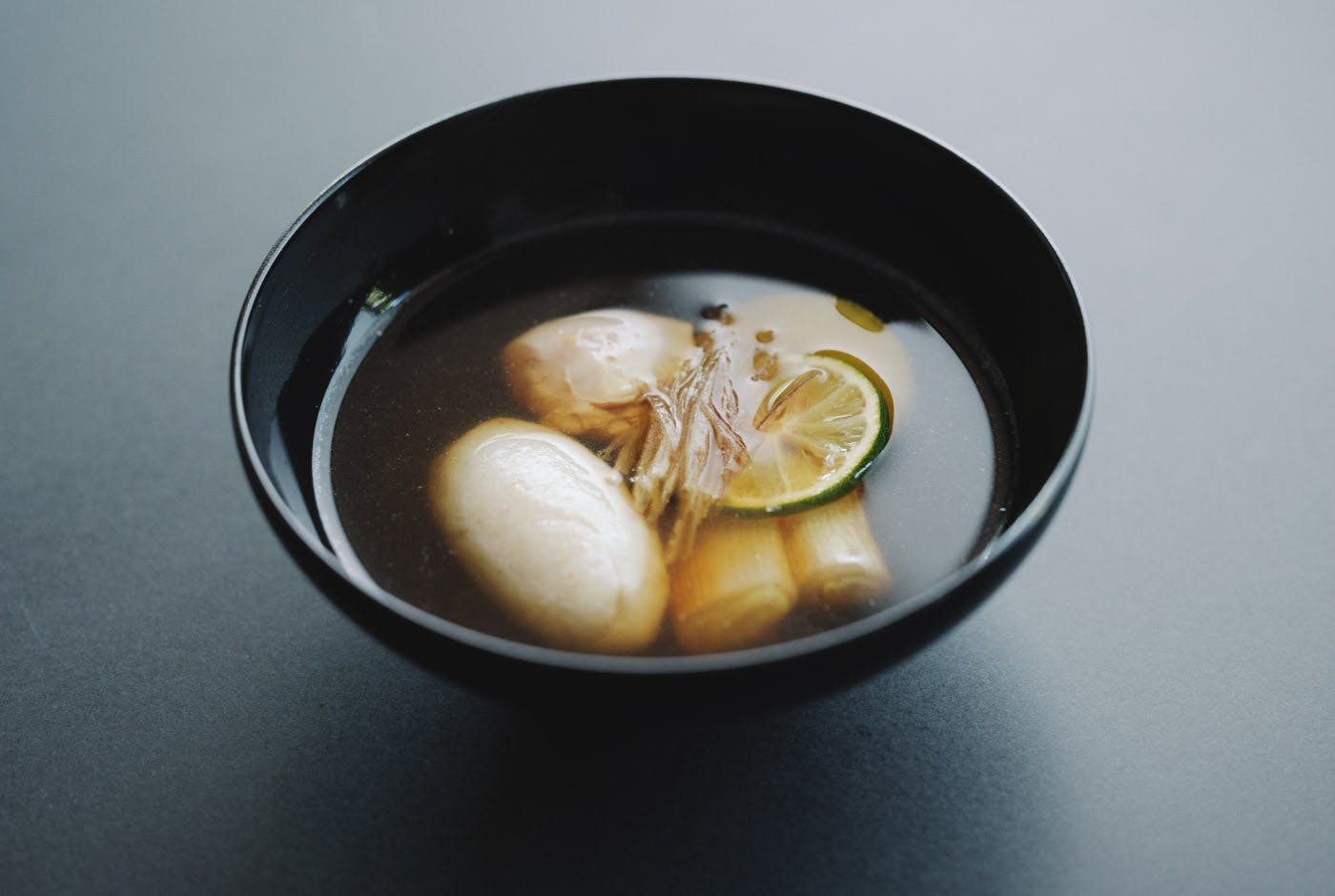 鹿沼そばがき　秋月椀