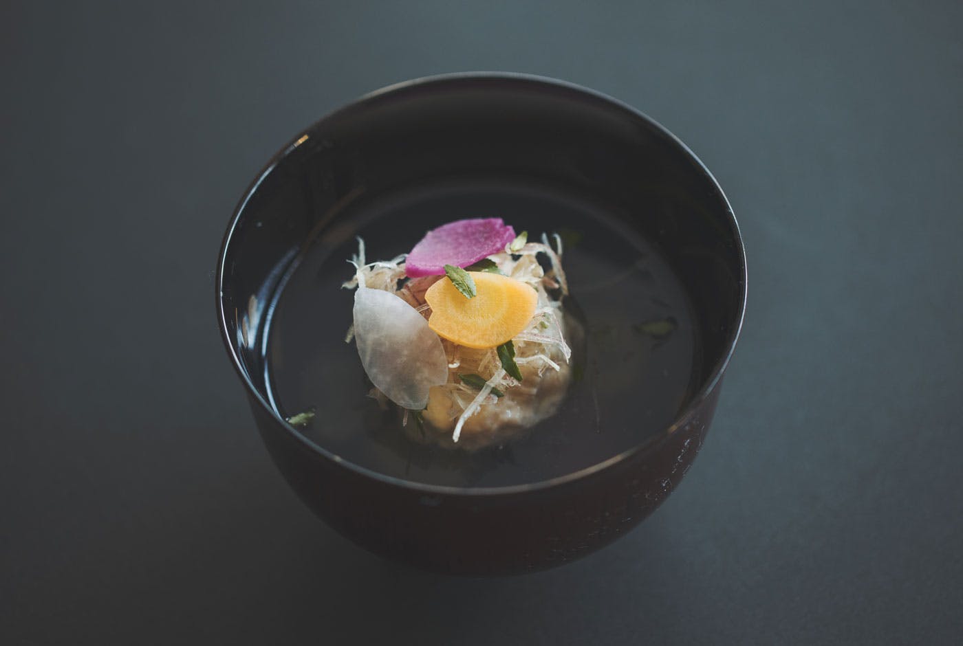 はまぐり真薯 花弁野菜 木の芽