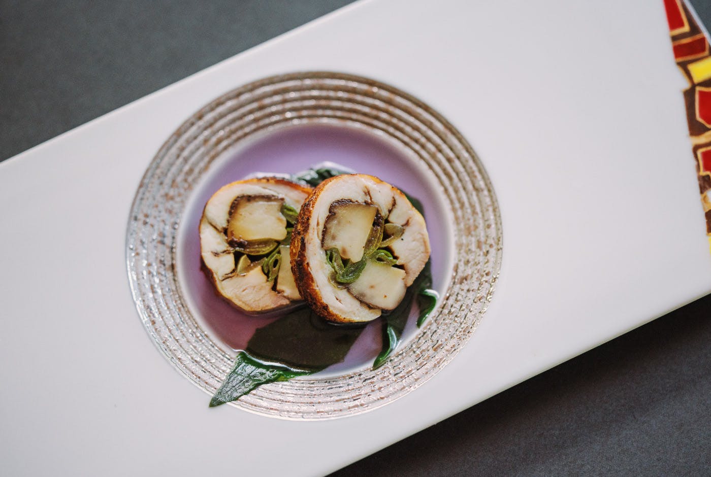 Shiitake mushroom wrapped in Tochigi shamo chicken