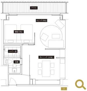 ＜クラブフロア＞ 洋室