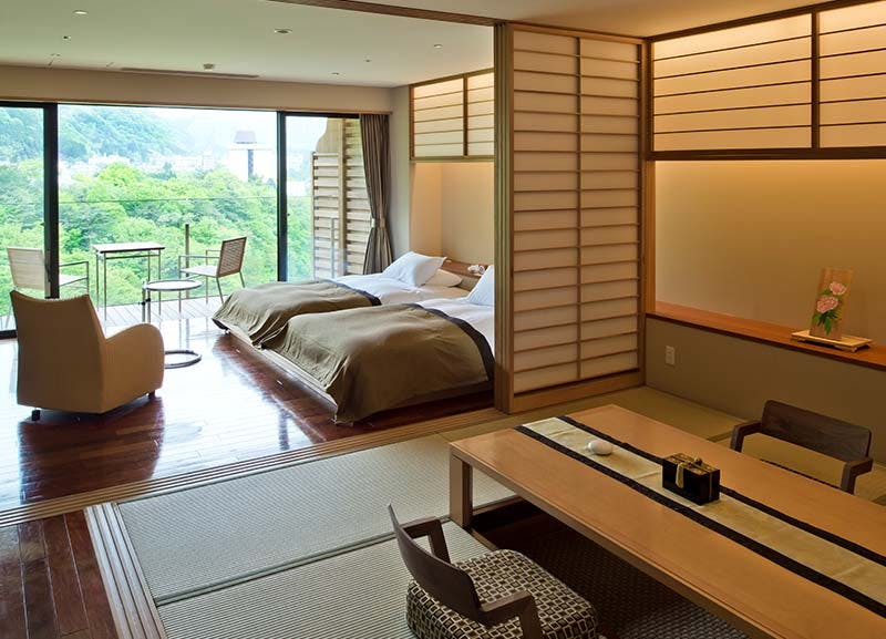 Club Floor Japanese-Western Suite<br>(with view from bath)